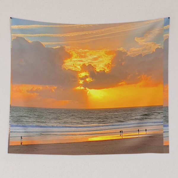 Item preview, sunset. Carcavelos beach. Lisbon. Portugal designed and sold by Tereza Pilar  Art.