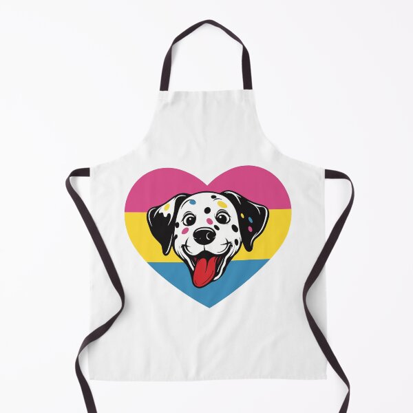 Item preview, Colorful Dalmatian with pansexual pride flag designed and sold by Silvershadows.