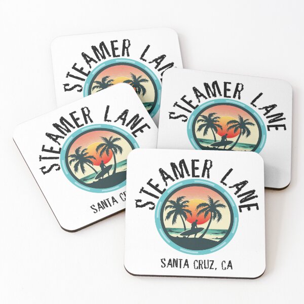 Item preview, Steamer Lane - Santa Cruz (with Black Lettering) designed and sold by VelvetRoom.