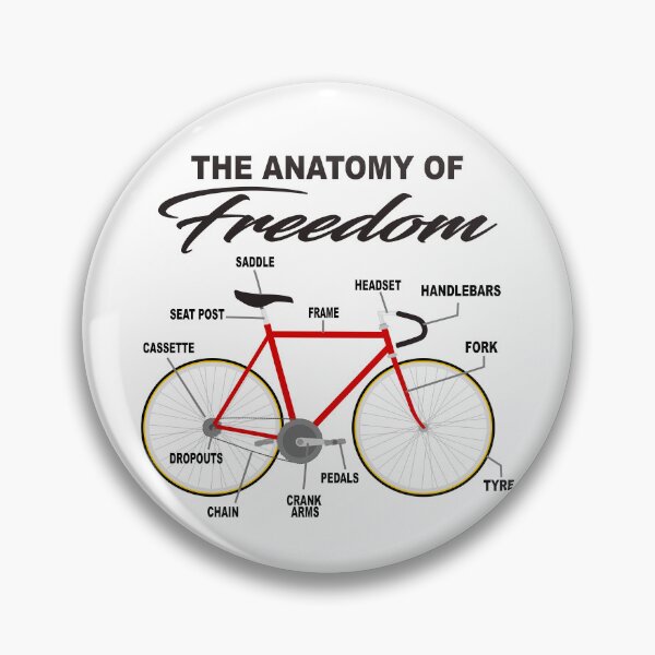Item preview, The anatomy of freedom cycling designed and sold by Colorfulman.