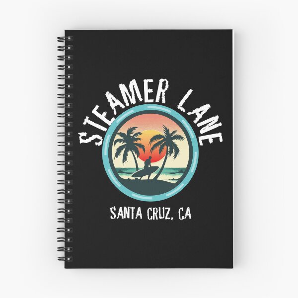 Artikelvorschau, Steamer Lane – Santa Cruz (mit weißer Schrift) entworfen und verkauft von VelvetRoom.