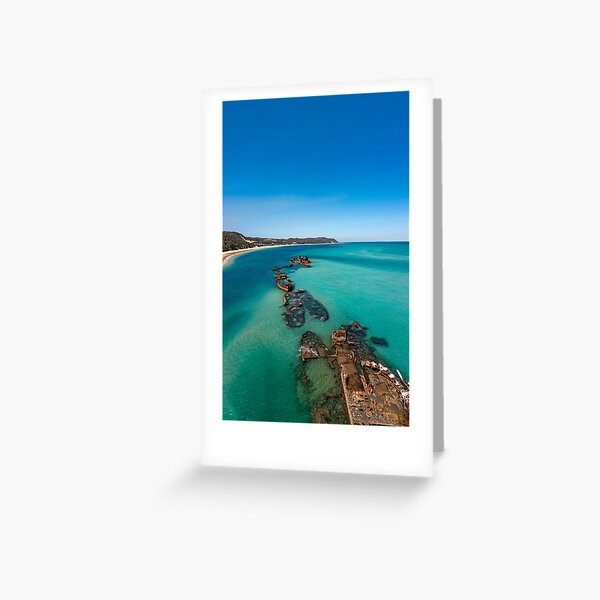 Item preview, The Tangalooma Wrecks, Moreton Island, Queensland, Australia - Aerial Photography designed and sold by dylanmorgan.