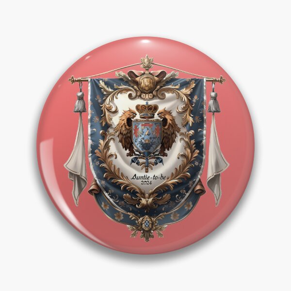 Item preview, Auntie-to-be coat of arms v.2 designed and sold by Print2Harbor.