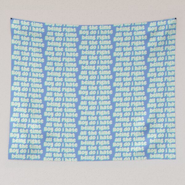 Item preview, Boy do i hate being right all the time designed and sold by Sakurafy.