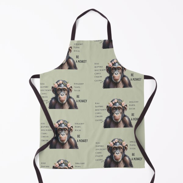 Item preview, BE A MONKEY designed and sold by Hen-C-Art.