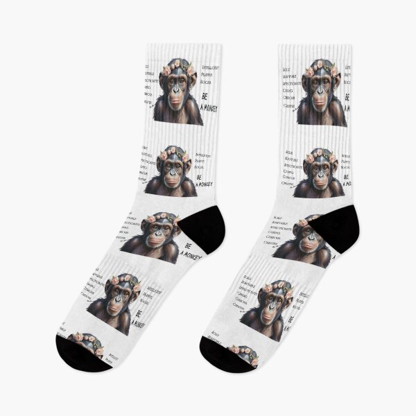 Item preview, BE A MONKEY designed and sold by Hen-C-Art.