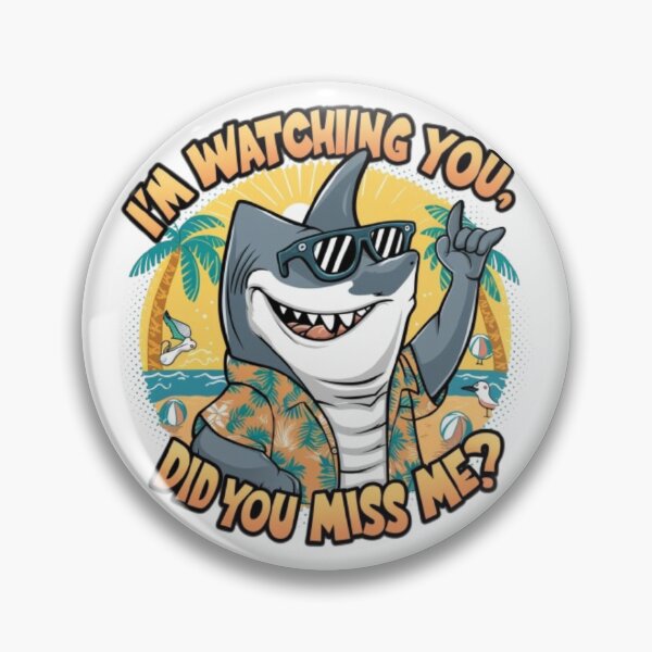 Item preview, Funny Summer Shark Watch designed and sold by SztylishDesigns.