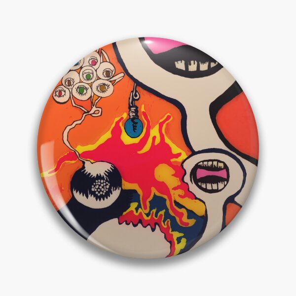 Item preview, Multicolored abstract monster painting designed and sold by Carré Comme Orange.