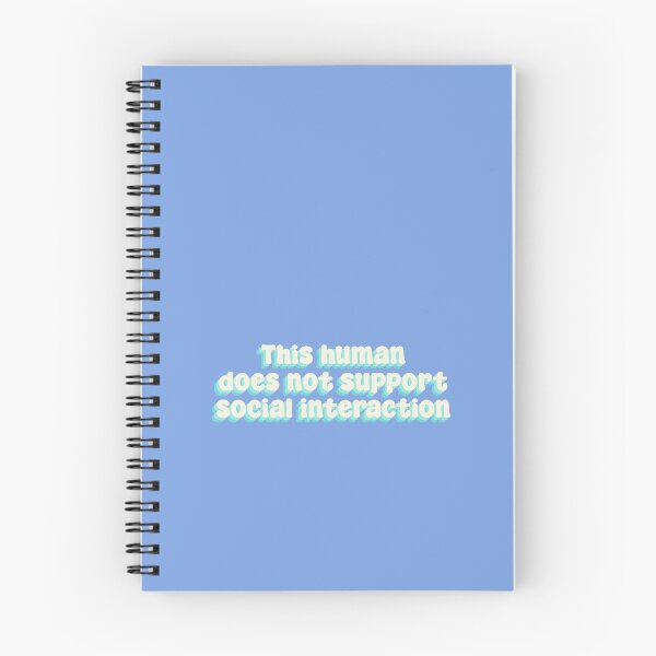Item preview, This human does not support social interaction designed and sold by Sakurafy.