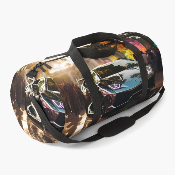 Item preview, Lamborghini Huracan STO, Super Car Exhibition Poster, Sunset Reflections Luxurious Sports Car, Urban Art designed and sold by RevUpDesign.