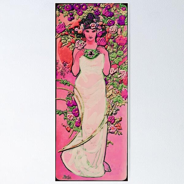 Item preview, Caras frescas. La dama rosa del jardín (Alphonse Munch) designed and sold by bekki smith.