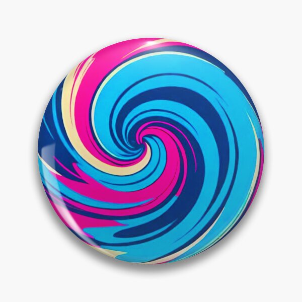 Item preview, Hypnotic Spiral: Pink and Navy Swirls designed and sold by GrizzlyCollective.