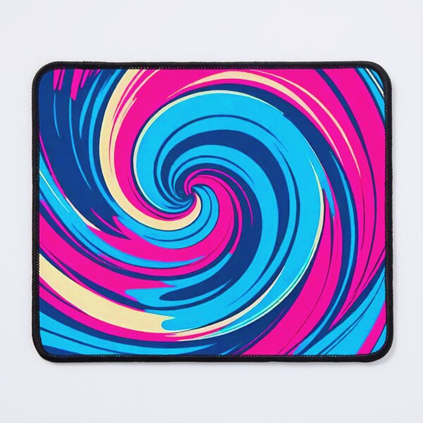 Item preview, Hypnotic Spiral: Pink and Navy Swirls designed and sold by GrizzlyCollective.