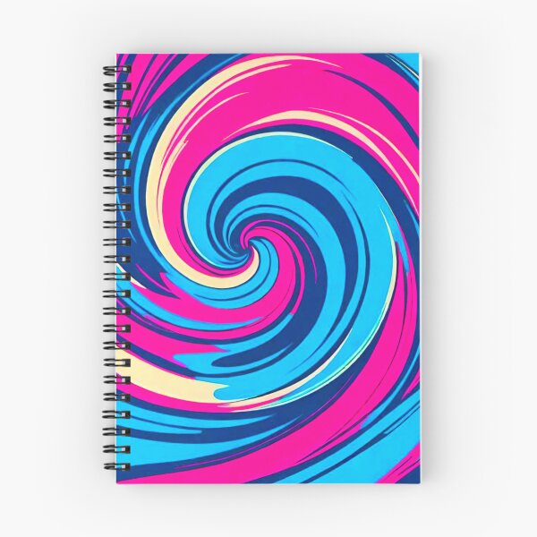 Item preview, Hypnotic Spiral: Pink and Navy Swirls designed and sold by GrizzlyCollective.