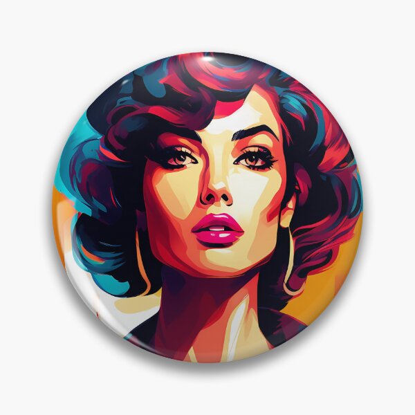 Item preview, vintage woman face designed and sold by redmoon64.