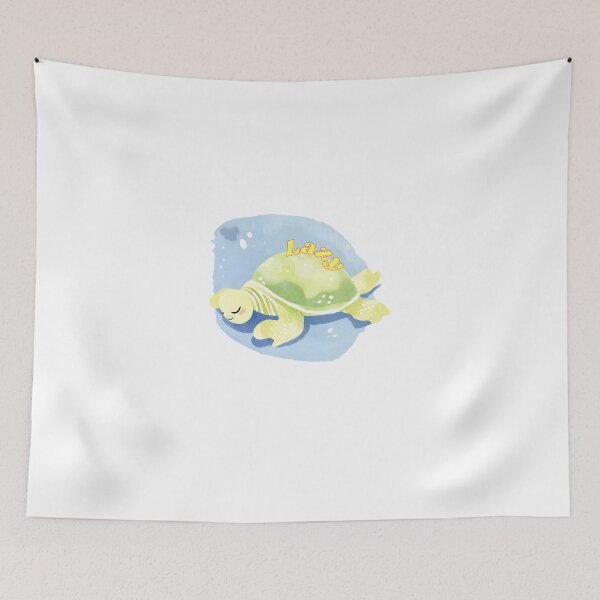 Item preview, “Lazy Turtle Haven T-Shirt – Cute and Comfy for Animal Lovers” designed and sold by LazyPetsHaven.