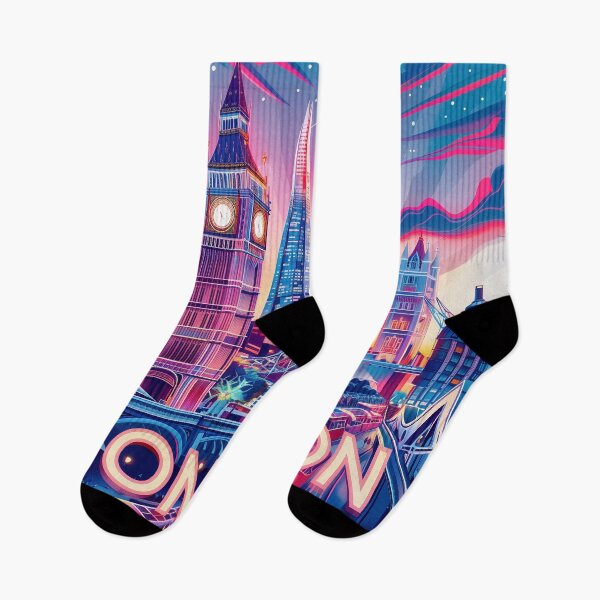 Item preview, Retro London Art Illustration designed and sold by nomiraclehere.