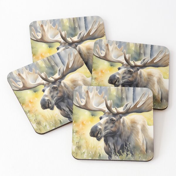Item preview, Moose in Swedish Forest designed and sold by CalmnessbyChoice.