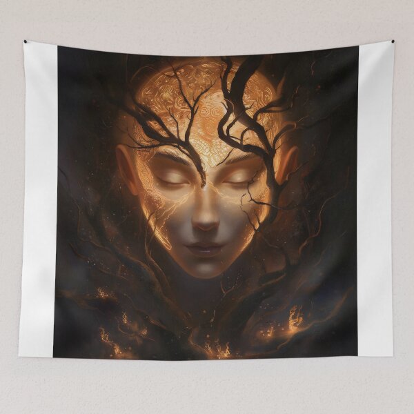 Item preview, Mysterious tree. designed and sold by MyHappyArtShop.