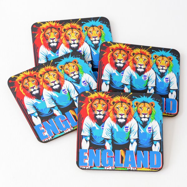 Item preview, England: The Three Lions at Euro Championships and World Cup Glory designed and sold by GrizzlyCollective.