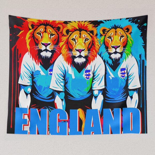 Item preview, England: The Three Lions at Euro Championships and World Cup Glory designed and sold by GrizzlyCollective.