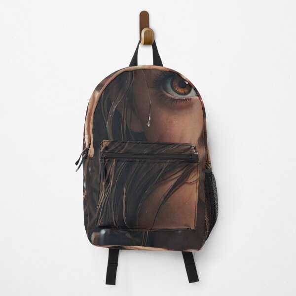 Item preview, Captivating AI Art: Emotional Portrait of a Young Girl in the Rain Mae 01 designed and sold by LoopLooArt.