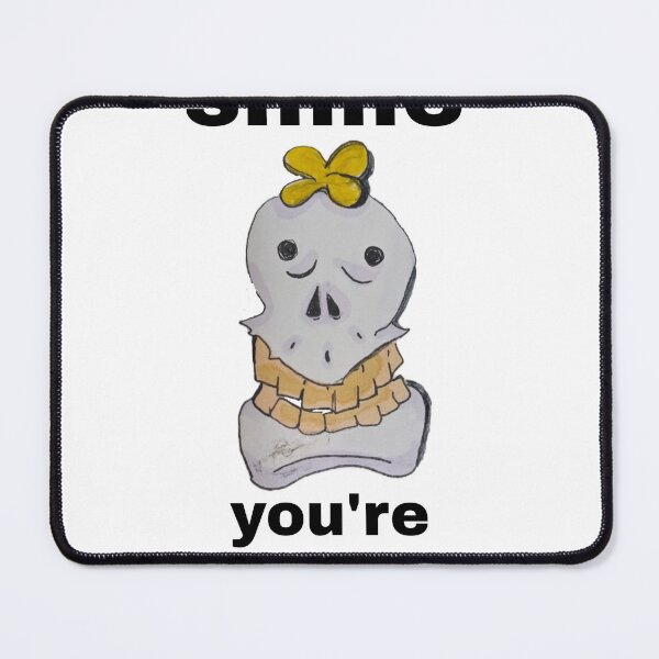 Item preview, Smile you're beautiful - Skull Face designed and sold by Reddrubble.