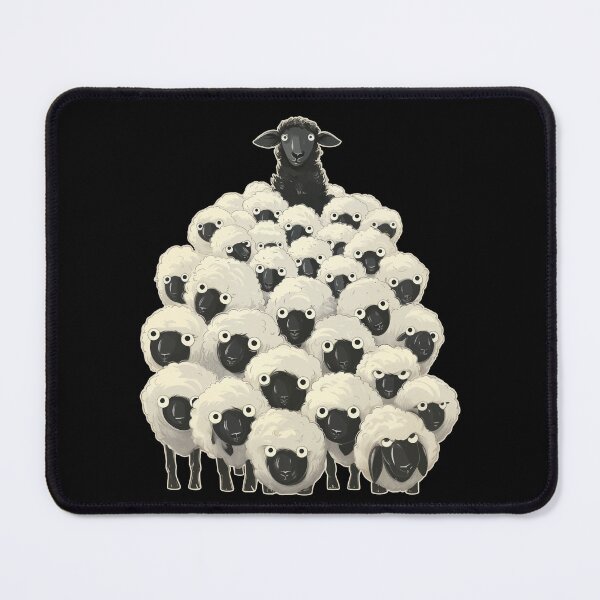 Item preview, Black sheep designed and sold by NerdyBerlin.