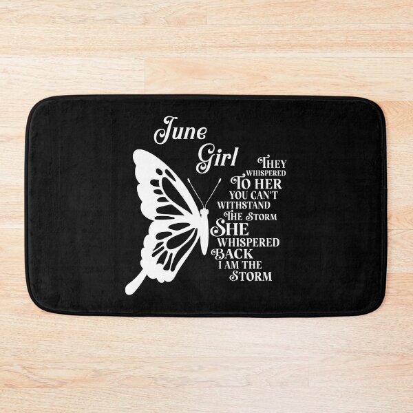 Item preview, June Girl - white butterfly - they whispered to her you cant withstand the storm designed and sold by EvaAngel.