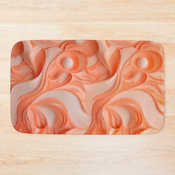 Item preview, Peach Fuzz Elegant Print Abstract Design designed and sold by DFLC Prints.