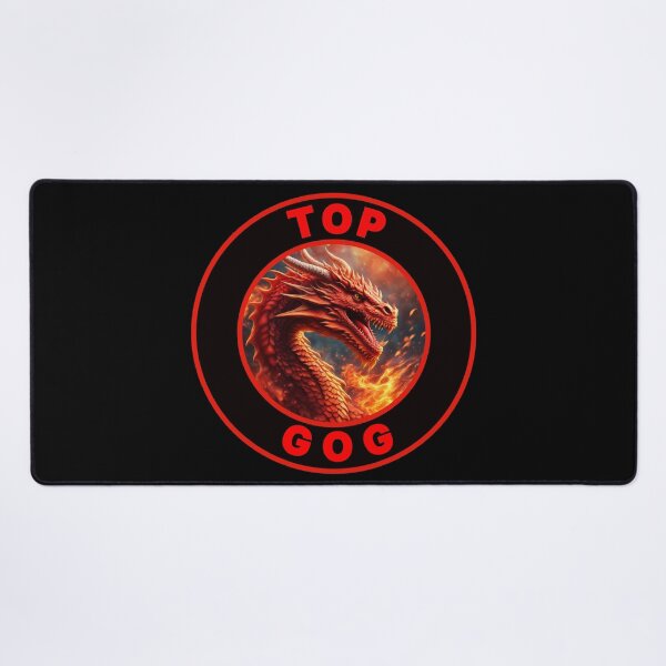 Item preview, FIERY TOP GOG BLACK RED 1 designed and sold by Marni Scofidio Desi9ns.