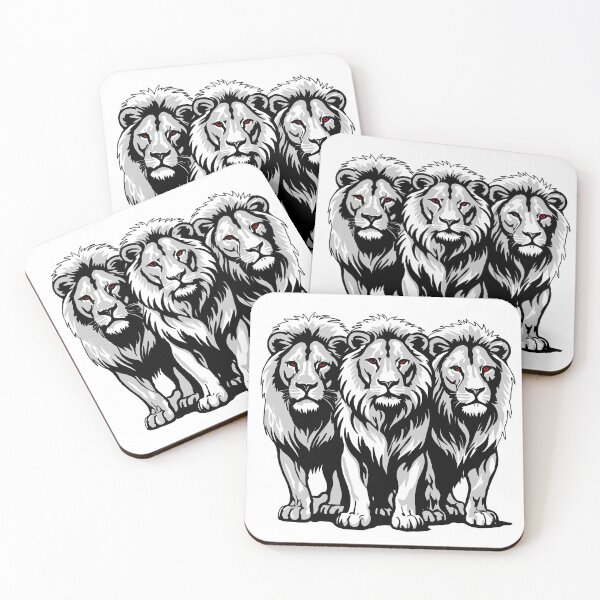 Item preview, Three Lions Drawing designed and sold by GrizzlyCollective.