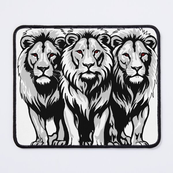 Item preview, Three Lions Drawing designed and sold by GrizzlyCollective.