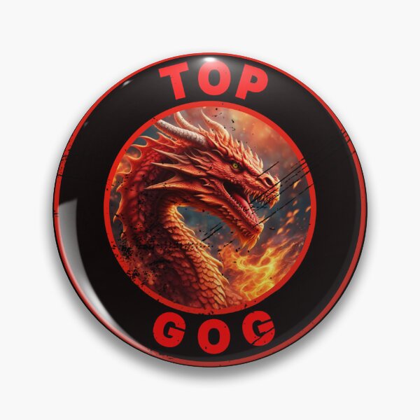 Item preview, FIERY TOP GOG BLACK RED DISTRESSED designed and sold by Marni Scofidio Desi9ns.
