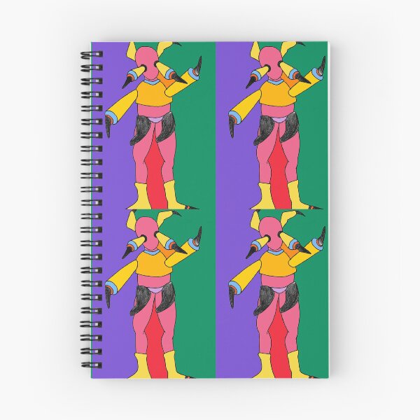 Item preview, Colorized abstract robot monster drawing  designed and sold by Carré Comme Orange.