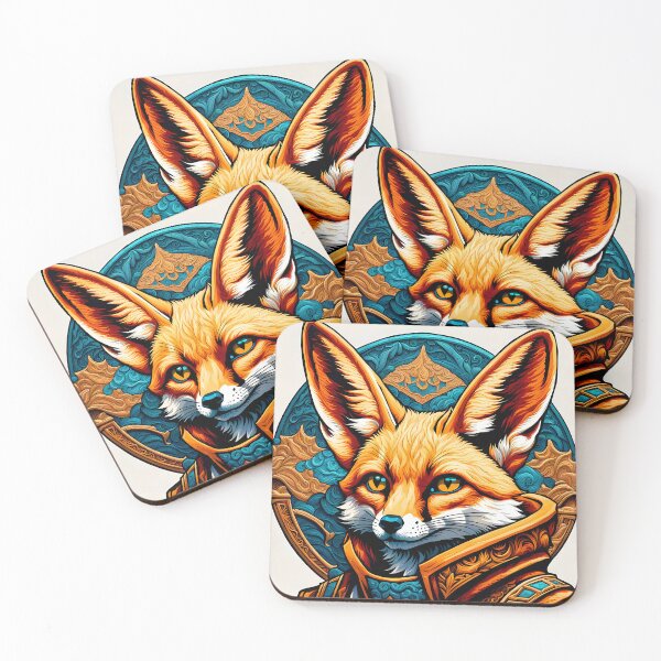 Item preview, Fennec Fox Carving, Ai Generated Art  designed and sold by ACC .