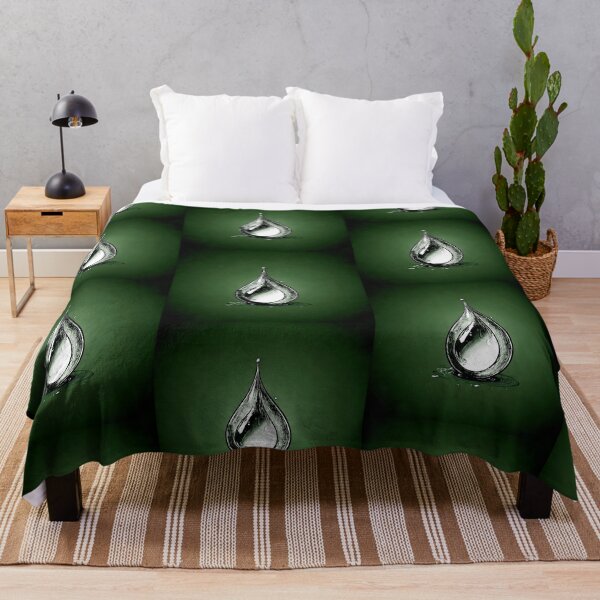 Item preview, green retro tear drops designed and sold by Hen-C-Art.