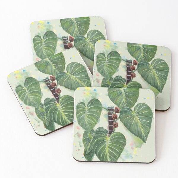 Item preview, Philodendron Glorious _ watercolor painting designed and sold by AnaFilipa.