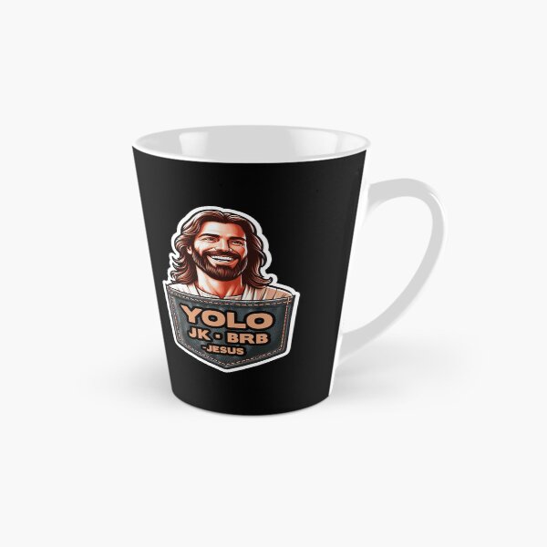 Item preview, YOLO JK BRB Jesus designed and sold by plushism.