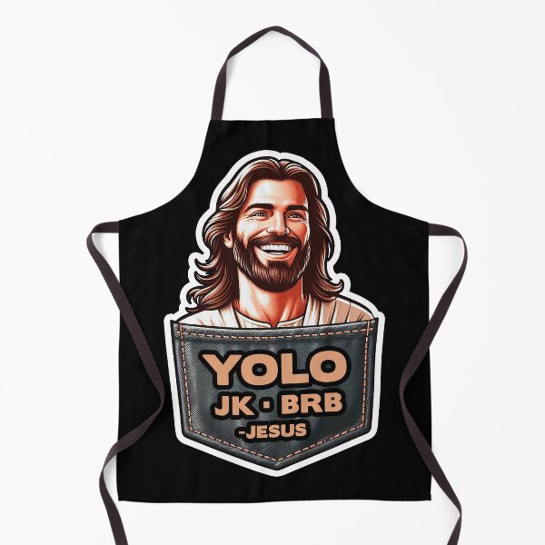 Item preview, YOLO JK BRB Jesus designed and sold by plushism.