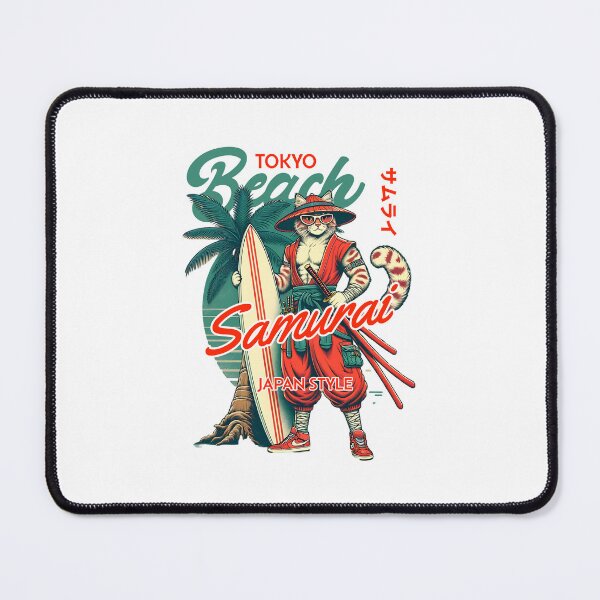 Item preview, samurai cat in japan style designed and sold by ShawishArt.