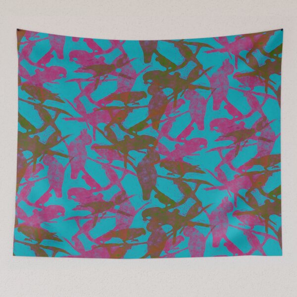 Item preview, Avian Dreamscape - Vibrant Camouflage designed and sold by lisadetata.