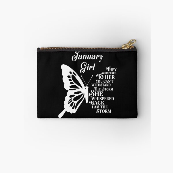 Item preview, January Girl - white butterfly - they whispered to her you cant withstand the storm designed and sold by EvaAngel.