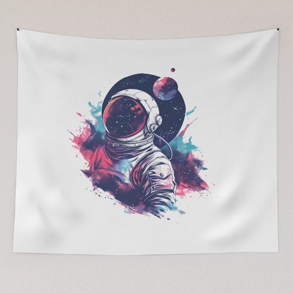 Item preview, Space Explorer Abstract Painting designed and sold by slemfiskz.