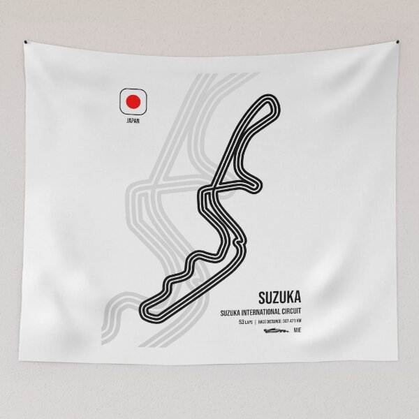 Item preview, Suzuka Race Track  designed and sold by Mariel  Toigo.