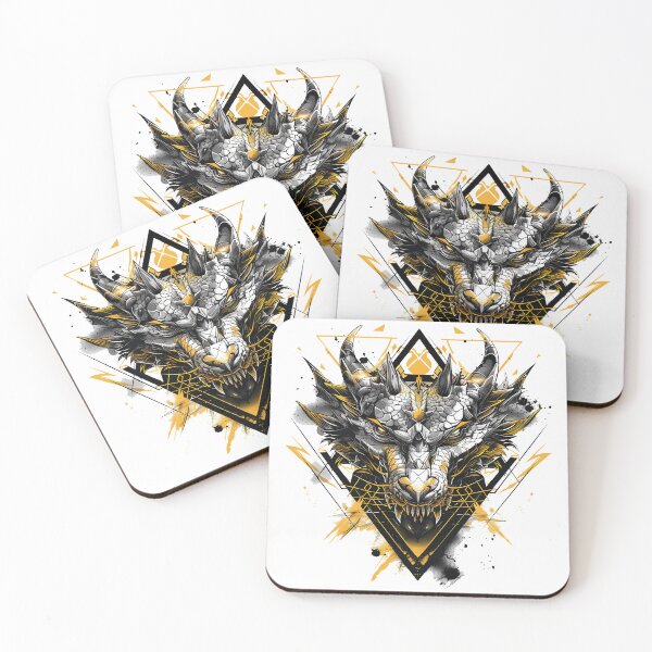 Item preview, Japanese Dragon Design - Yellow & Black designed and sold by slemfiskz.