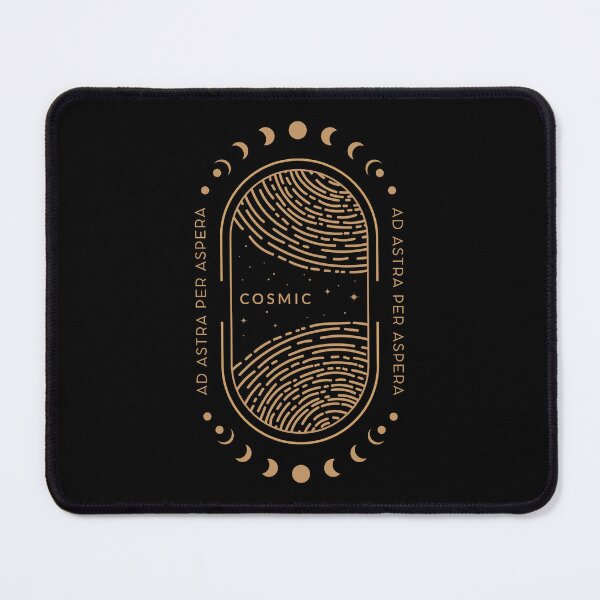 Item preview, Minimalist monoline latin quote about stars designed and sold by MonochromeEcho.