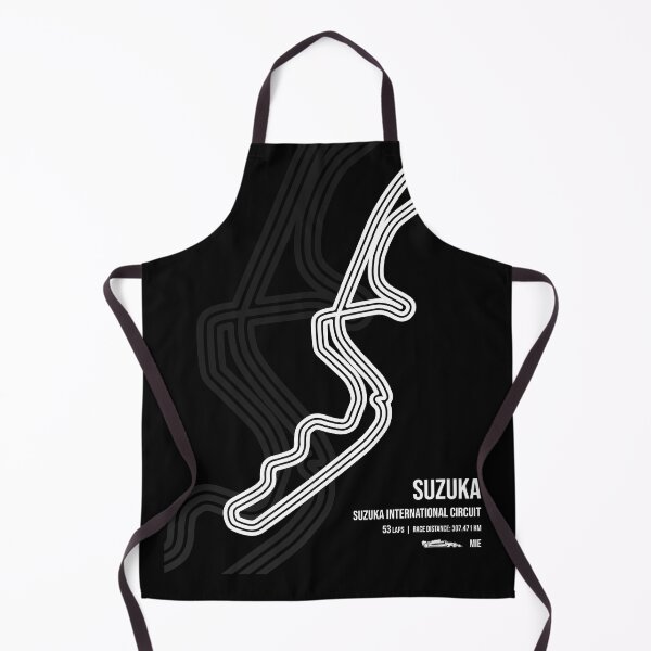 Item preview, Suzuka Race Track (B&W) designed and sold by Mariel  Toigo.