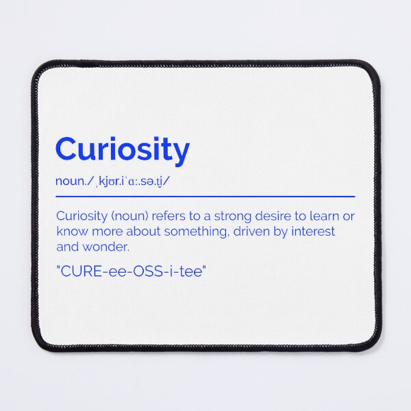 Item preview, Curiosity designed and sold by ConsiTee.