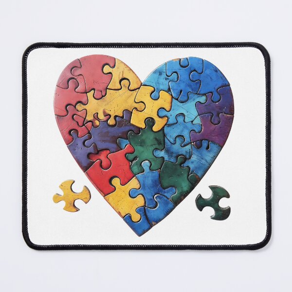 Item preview, Autism Heart. Autism Heart, Autism heart circuit, Puzzle awareness designed and sold by Anastasiia Yurevych.
